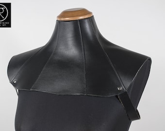 Leather Neck Corset Posture Collar Custom Made to Your Size