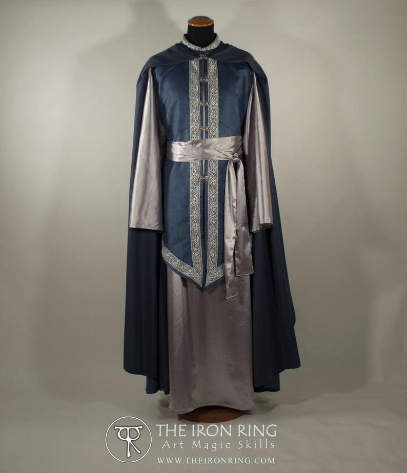 Made to Order Veldür Kit Elven Lord Fantasy Mage Robe and Cloak, Custom ...