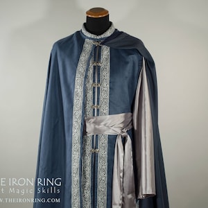 Made to order  Veldür kit elven lord fantasy mage robe and cloak, custom made