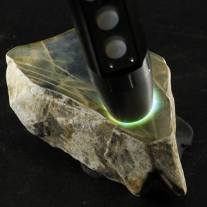 Window polished ICY BLUE  Guatemalan Jadeite