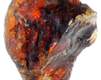 Great THICK carving shape! Raw Mexican Amber 200g