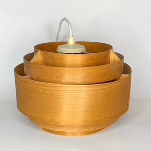 Hans Agne Jakobsson classic pine lamp, extra lamp shade included.  Mid Century Scandinavian. Free delivery