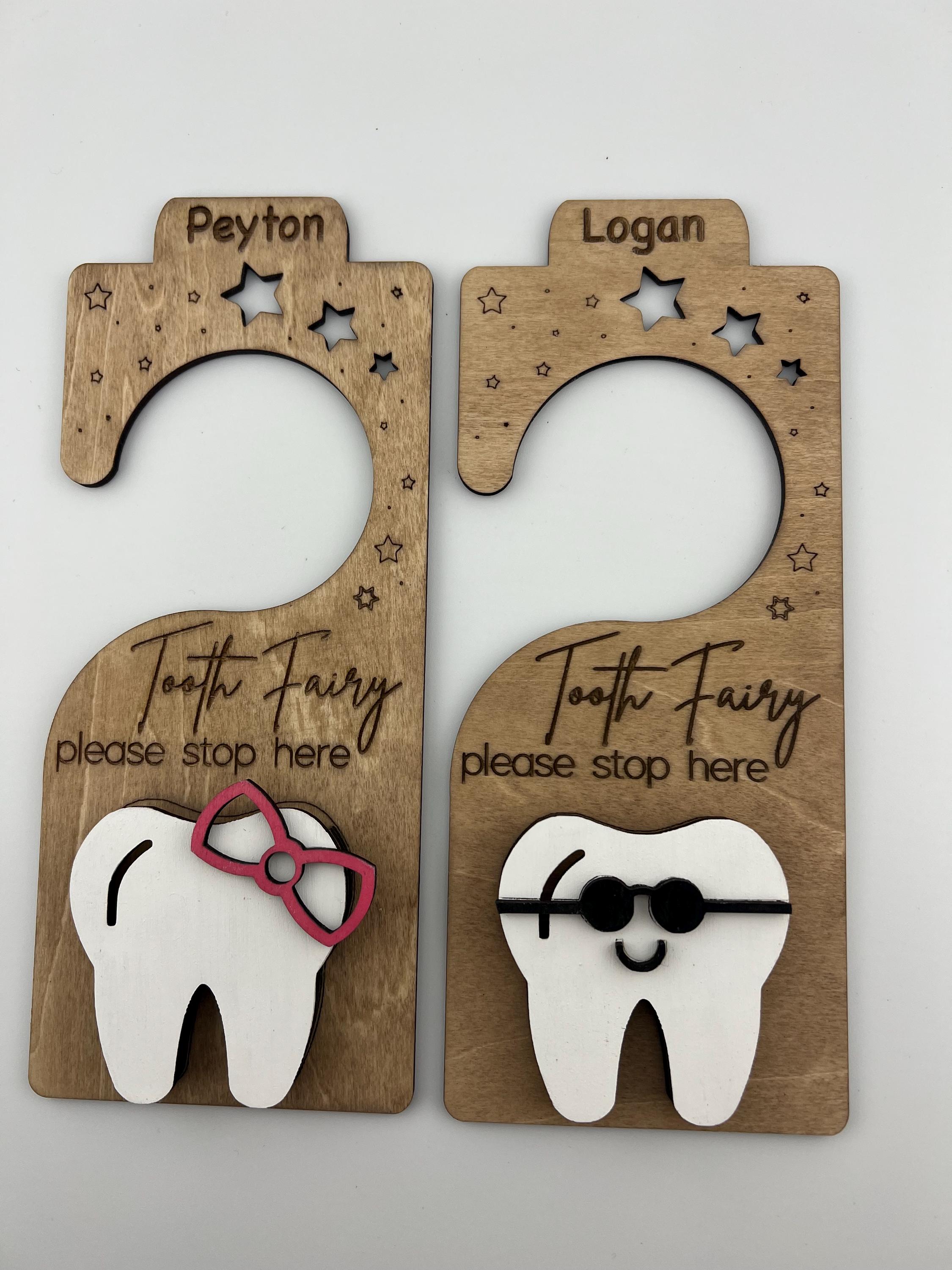Personalized Tooth Fairy Door Hanger – Fun & Easy Tooth Exchange! - Etsy