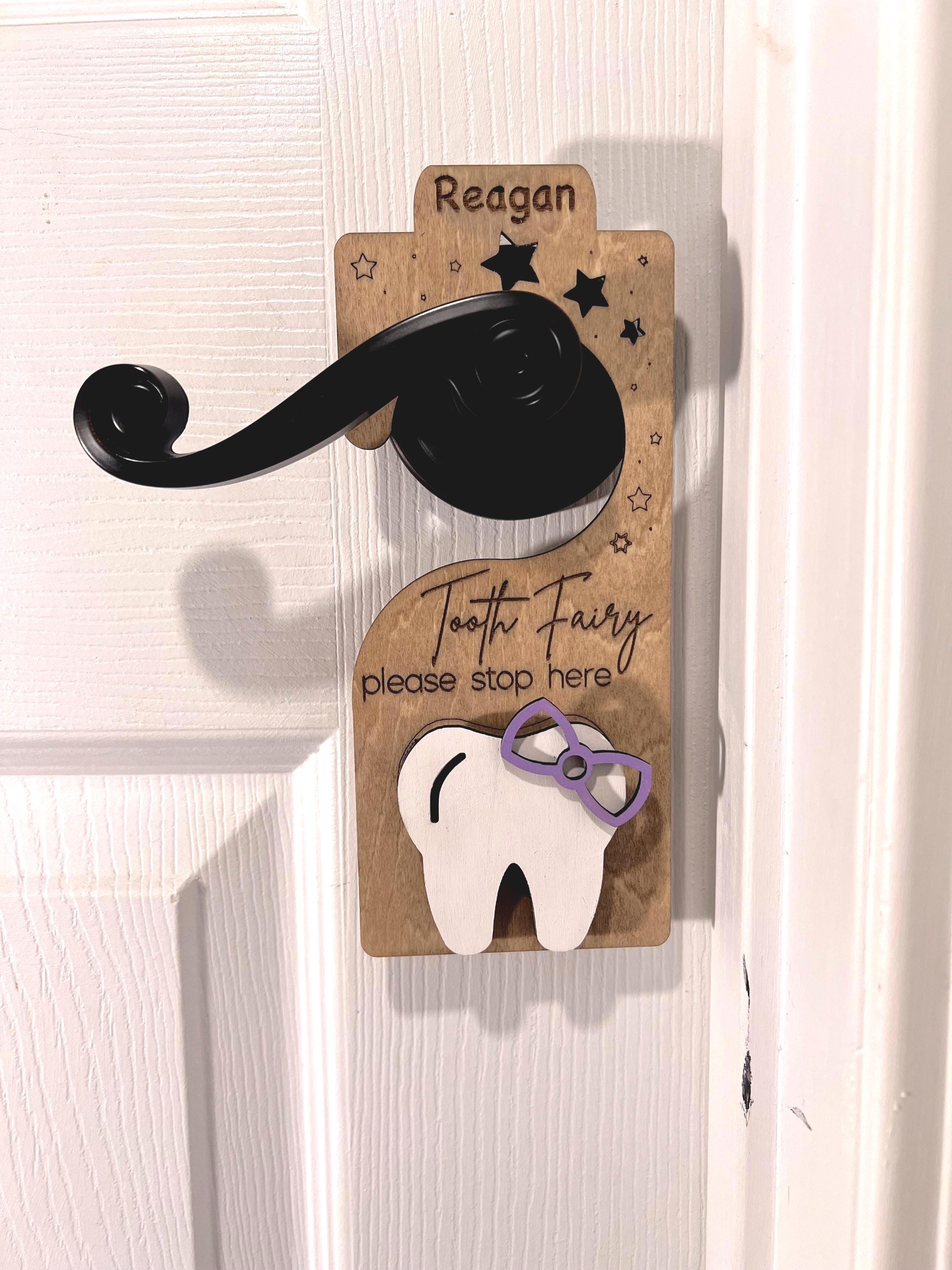 Personalized Tooth Fairy Door Hanger – Fun & Easy Tooth Exchange! - Etsy