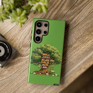 Custodia per telefono Tree Library: regalo ecologico per gli amanti dei libri