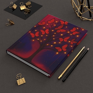 Enchanted Butterfly Hardcover Journal: Nature Writing Diary
