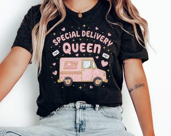 Postarbetare T-shirt PNG Design, Mail Lady Postman PNG, Mailman Clipart, Mail Man Life Sublimering, Postal Service Courier Digital Nedladdning