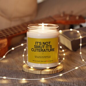 Book Lover Candle, Spicy Romance Reader Gift, Smut Bookish Candle, romantasy lover gift for her mothers day present