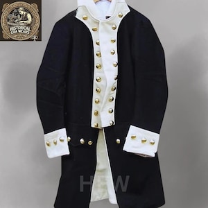 George Washington Continental Army Uniform - Custom Wool Revolutionary War Coat