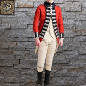New 17th Century Continental Army Coat – 1770s War Jacket Cosply – Colonial Frock Coat – American Revolution George Washington Spies Uniform