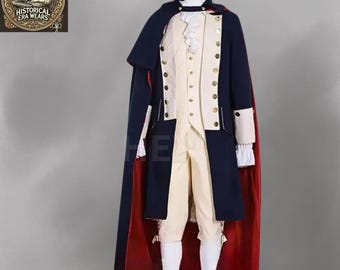 イギリス軍のレッドコート衣装：18世紀のウール製独立戦争時の制服
