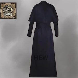 Custom Size Clergy Wool Cassock – Traditional Roman Catholic Vestment With Cape And Without Sash In Wool Fabric – As Per Customer's sizes
