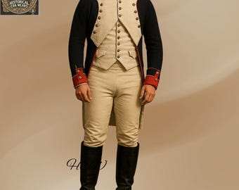 ナポレオン時代の軍人用燕尾服 18世紀フランス革命時代のカスタム