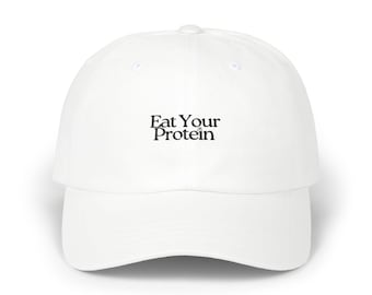 Gorra bordada Protein Dad Hat – Gorra de fitness para amantes del gimnasio