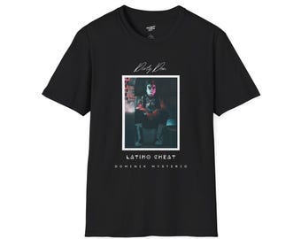 Dominik Mysterio Latino Cheat T-shirt - vêtements de fan de catch de la WWE, t-shirt souple unisexe, cadeau Lucha Libre, chemise d&#39;amant de catch, fan de la WWE