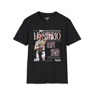 Dominik Mysterio Unisex Softstyle T-Shirt, Cool Wrestling Apparel, Gift for Wrestling Fans, Sports Tees for Events, Casual Daily Wear