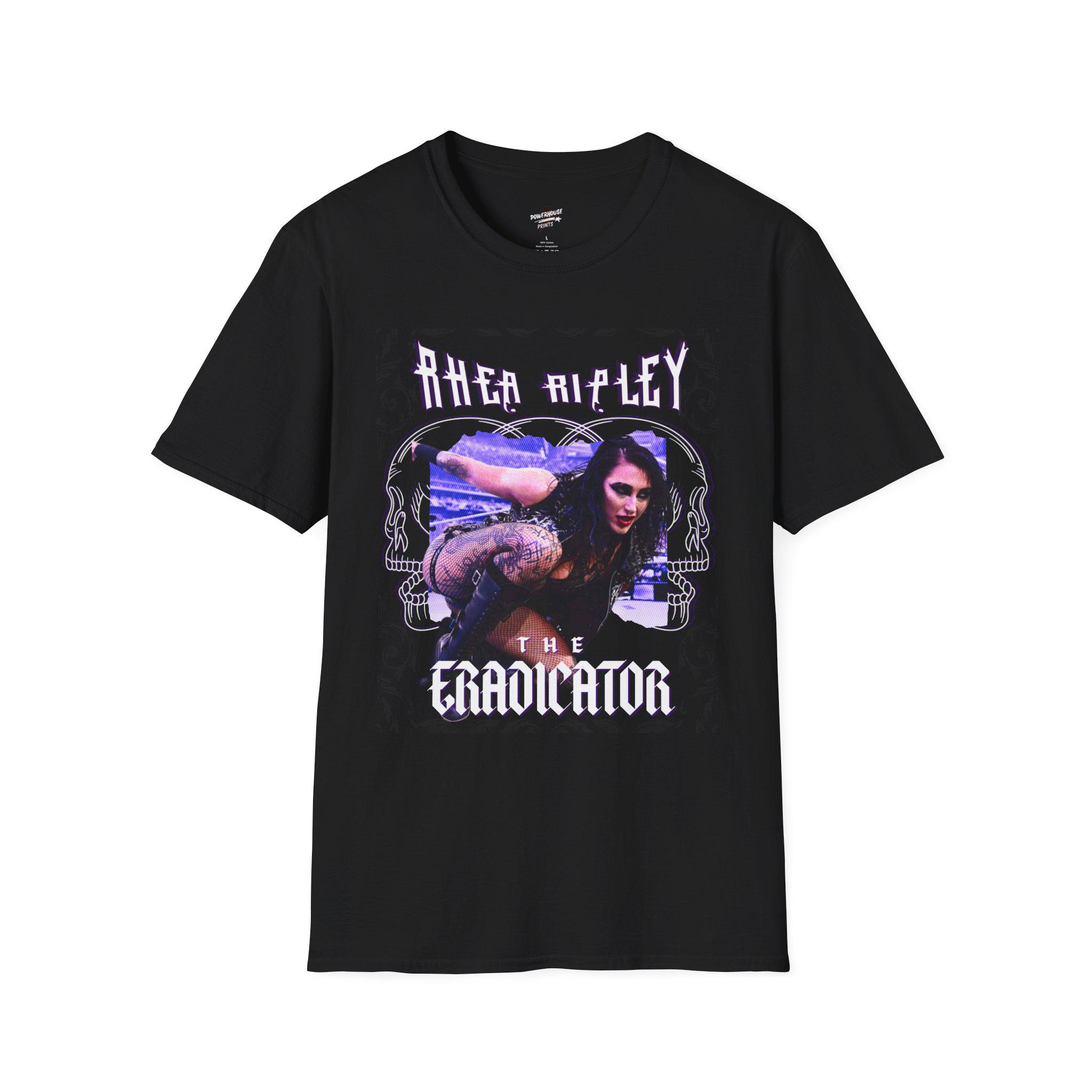 T-shirt de lutte Rhea Ripley, chemise de fan de la WWE, T-shirt imprimé graphique unisexe, cadeau de lutteur pour femme, vêtements de fan de lutte