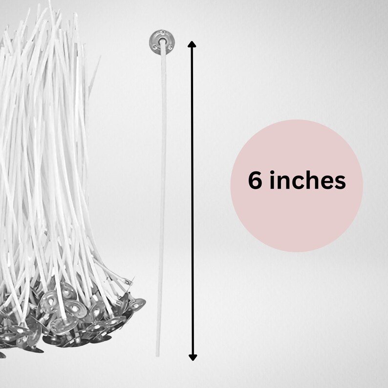 Cotton candle wicks candle wick pre-waxed for jar candles candle making supplies diy candle making supplies soy candle making wick cotton wick with metal base candle maker supplies candle wick replacement candle wick kit supplies candle making equipment candle making tools for beginners candle wick for container candles homemade candle making supplies