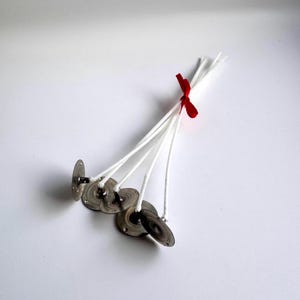 Pre-waxed cotton candle wicks candle wick for jar candles soy candle making wick cotton wick with metal base candle making supplies diy candle making tools candle wick replacement for container candles candle maker supplies candle wick kit supplies soy candle making supplies candle making equipment cotton wick for homemade candles candle making tools for beginners candle wick for jar candle making