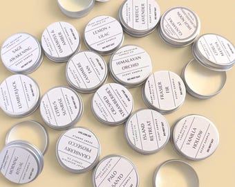 Soy Wax Scent Sampler Candles: Non-Toxic Beeswax Blend, Variety Pack Fragrance Sample Sets