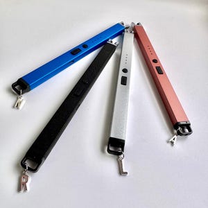 Long-Neck USB Rechargeable Candle Lighter: Windproof Plasma Arc