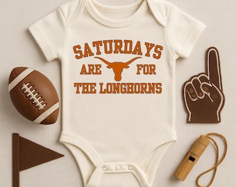 Texas Longhorns Baby Onesie, Infant Jersey One Piece for Sports Fans, Game Day Outfit, Football Season Apparel, Texas Pride Infant Bodysuit,