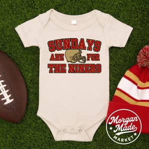 San Francisco 49ers Baby Onesie Bodysuit, NFL Infant Jersey, Sports Fan Gift, Baby Shower Gift