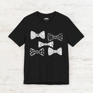 High Contrast Shirt for Visual Stimulation and Baby Bonding - Bowtie Collection