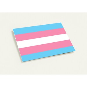 Trans Pride Greeting Cards - Pack of 10 | Eco-Friendly Stationery for Any Occasion
