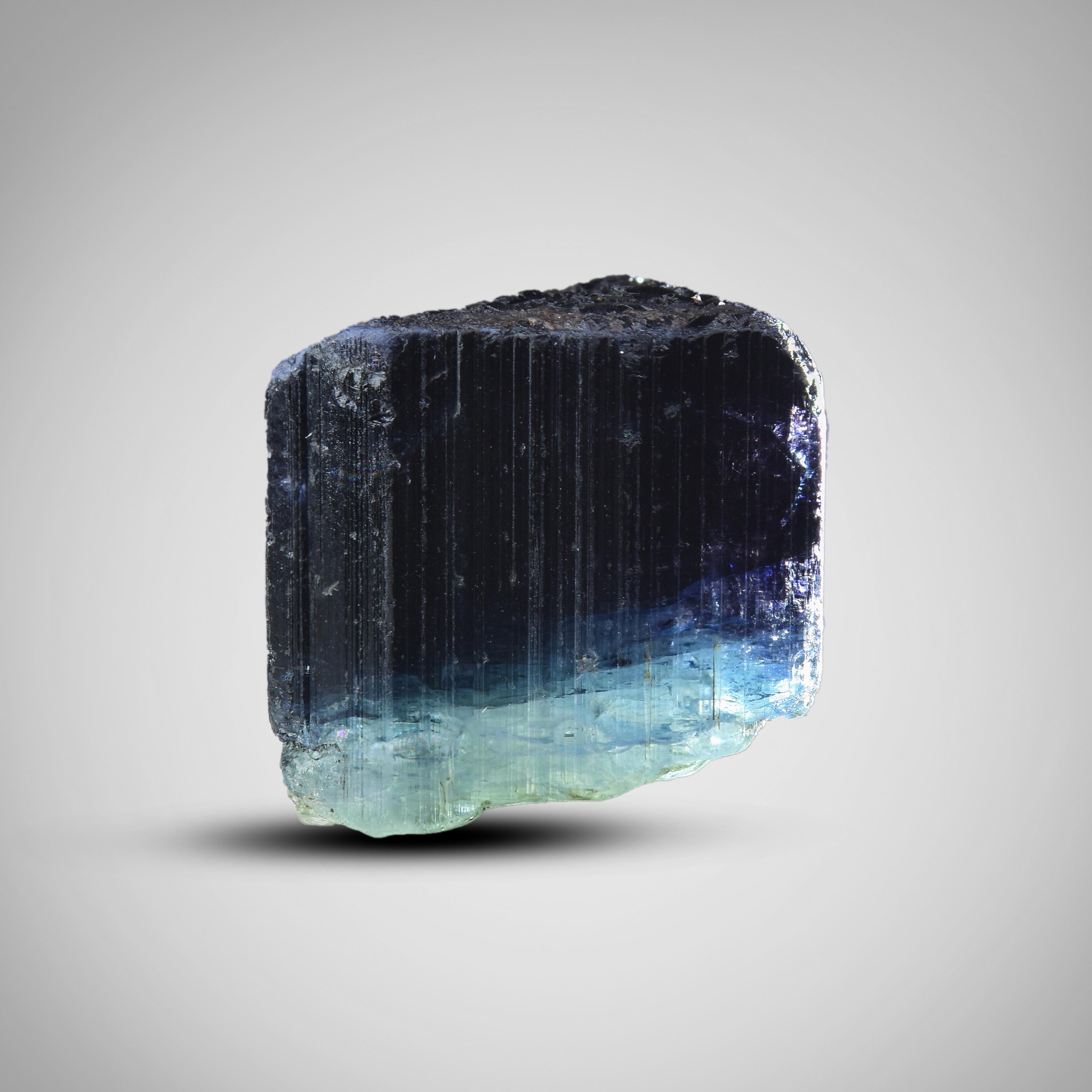 ブルーキャップトルマリン：パキスタン産25カラットの原石 - Etsy 日本