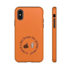 Funda para teléfono con temática de zanahoria, adorable diseño de animal para Pascua, regalo para amantes de los conejos, accesorios divertidos, inspirados en la naturaleza.