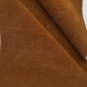 Hand Tufted Wool Area Rug – Solid Rust Cinnamon Brown – Modern Minimalist Living Room Carpet