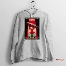 Icons-trui met capuchon Grijze gemêleerde fleece van kasjmier en een katoenblend