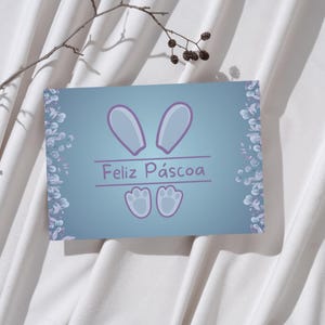 8 Cartões de Páscoa, cartões digitais para impressão, feriado de Páscoa, cartões de felicitações, coelhinho, ovos de Páscoa
