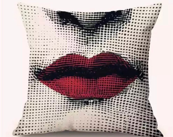 Decorative pillow vintage style face
