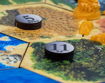 Tabuleiro de jogo de madeira, clássico, para 3-4 ou 3-6 jogadores, tema Marinheiros, corte a laser, personalizável.