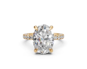 SPLENDORE || 4.03Ct Moissanite Diamond Ring In 925 Silver