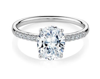 STELLA || 2.5Ct Lab-Grown Diamond Ring In 14K Gold