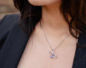 SAPHIRA || 0.23Ct CZ Diamond Necklace In 925 Silver