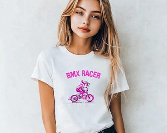 BMX Girl Youth Tee - Trendy Kids Shirt, Perfect for Active Girls, Birthday Gift, BMX Events, Sportswear, Unique Style