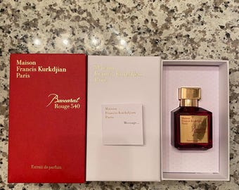 NEUE VOLL VERSIEGELTE Maison Francis Kurkdjian Baccarat Rouge 540 Extrait Parfum | 600 ml | Unisex Duft