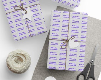 Lustiges personalisiertes Geschenkpapier