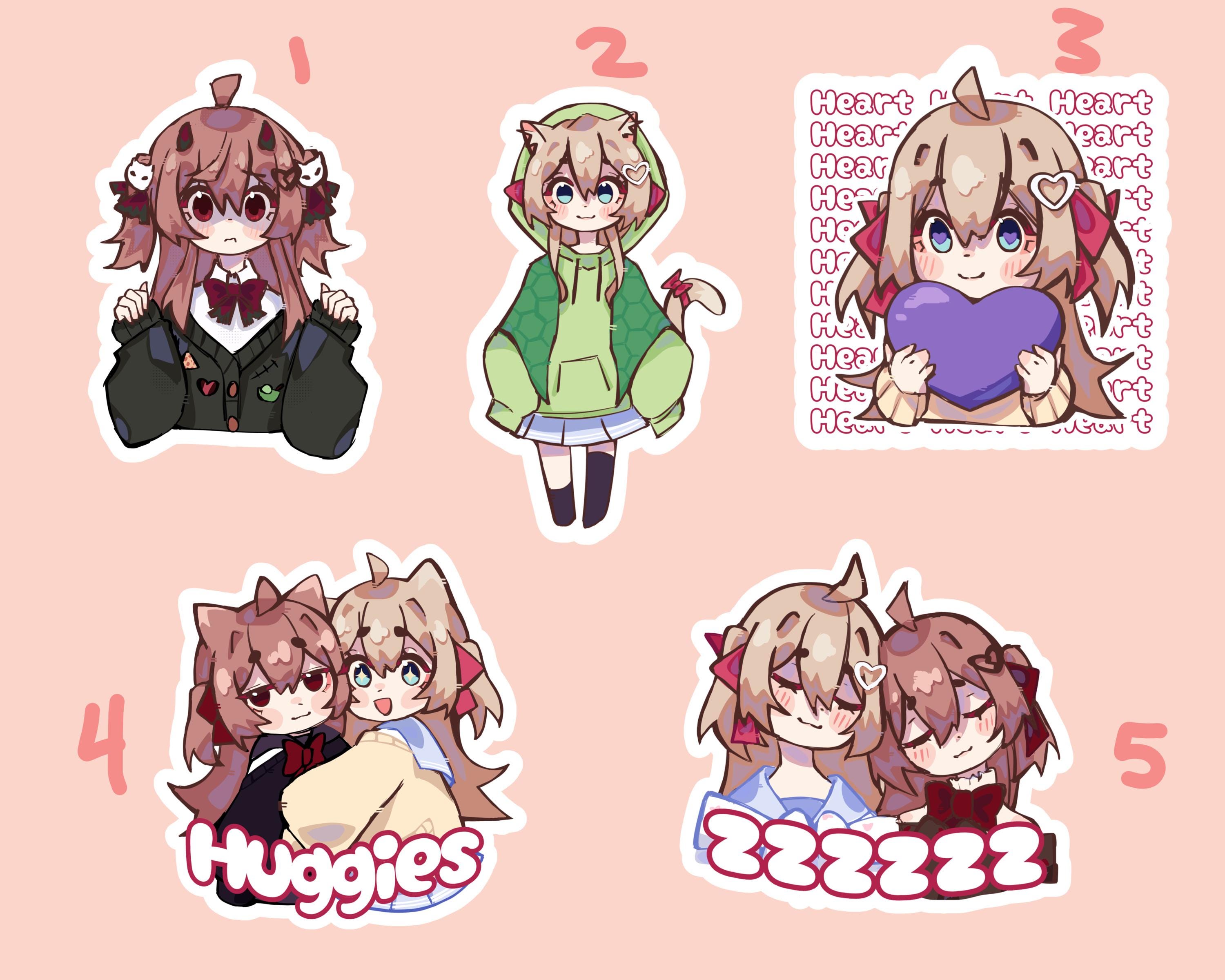 Neuro-sama and Evil Neuro Stickers - Etsy