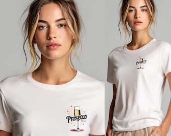 T-shirt proseccoliefhebber: grappig drinkshirt - Gildan 5000