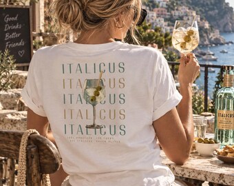 Italicus Spritz Shirt Aperitivo Shirt for Women Cocktail Lover Gift Italy Vacation Tee Girls Trip Shirt Spritz Lover Gift Italian Summer Tee