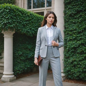 Elegant Designer Formal Business Attire | Customized Power Dressing Workwear | Bridal Wedding Suit | Evening Party Look, Gift for Girlfriend