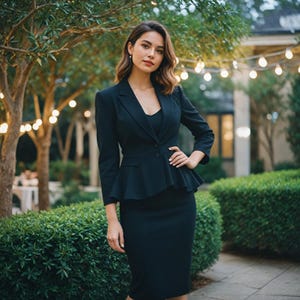 Slim Fit Blazer & Pants Set | Made to Order Power Dressing Outfit | Custom Women’s Suit | Elegant Designer Formal Business Attire