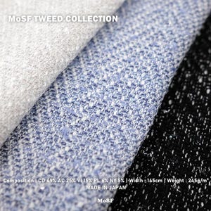 Herringbone Tweed Fabric by the 1/2 Yard (MTC-004)
