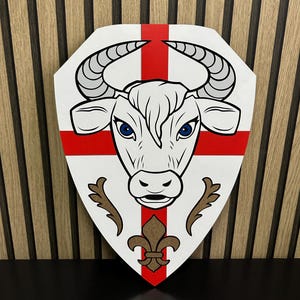 パーソナライズされた盾のウォールアート、カスタム彫刻された家紋、写真から作られた木製の紋章ギフト、手作りの重ね付け紋章装飾