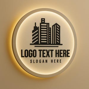 Customized Wooden Logo, Custom Round Sign, Custom Wood Logo Sign, Custom Wood Words, Custom Commercial Signs with Logo, Logo from your Photo